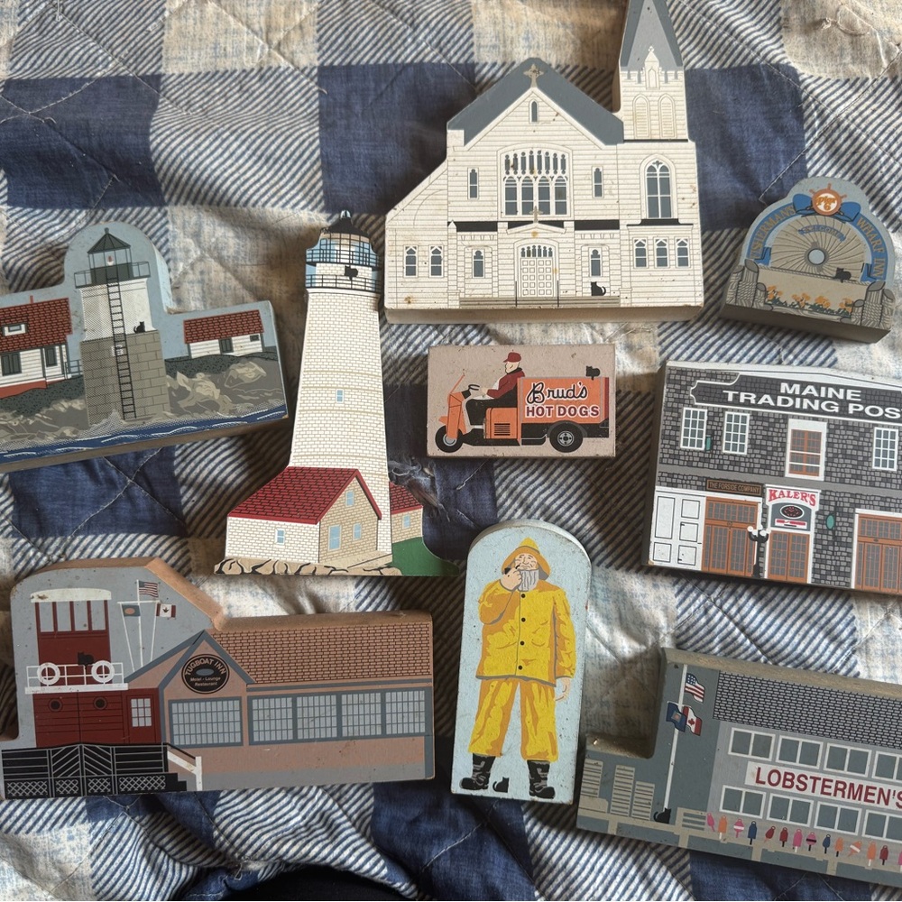 Wooden Coastal Decor Set
